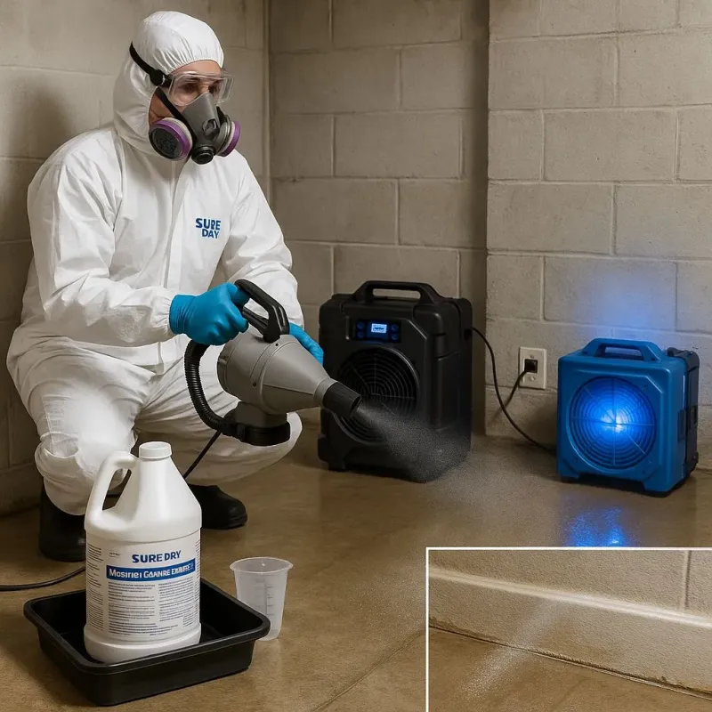 Sanitization and Odor Removal process in Bridge City, LA