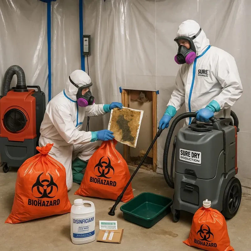 Contaminated Water Handling Protocols process in Bridge City, LA